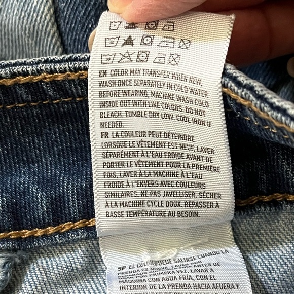 American Eagle Hi Rise Festival Mini Patchwork Denim Skirt Retro Size 4 Hippie - Picture 11 of 13